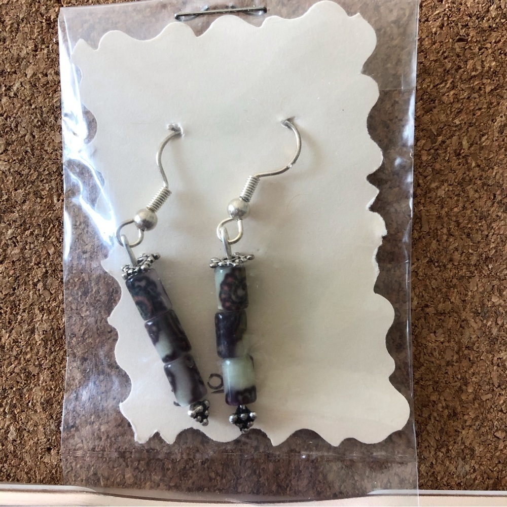 Handmade beaded earrings